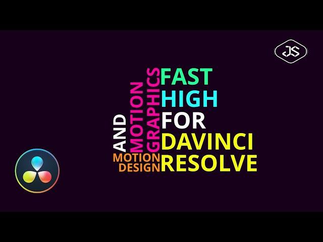 Davinci Resolve - Kinetic Typography - Motion Graphics #22