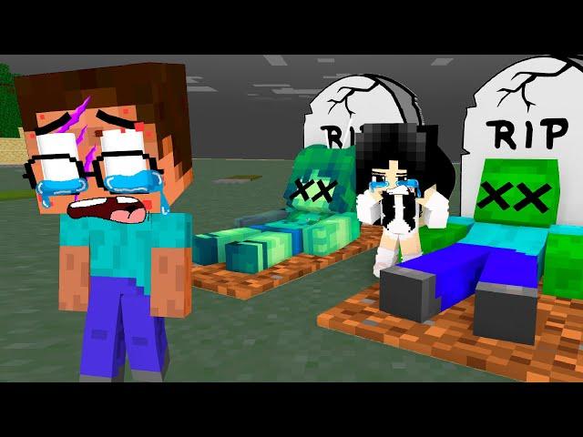 Good Ugly Herobrine Brother and Bad Sadako Family