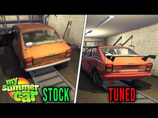 [2024] SAVE GAME - STOCK AND TUNED SATSUMA WITH ALL CARS - My Summer Car Shots #35 | Radex