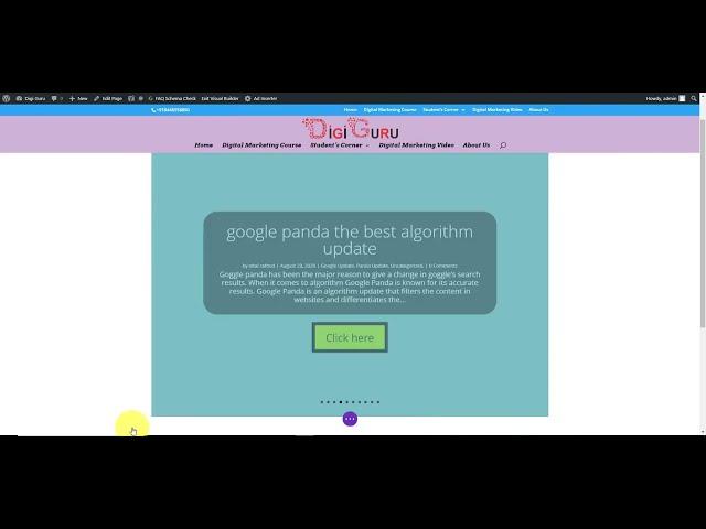 Divi Theme How To Create An Automatic Blog Post Slider 