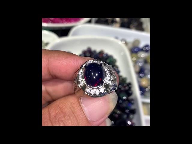 Kalimaya hitam black opal TOKO RISTA PERMATA pasar rawabening  JGC(jakarta gems center)lantai dasar