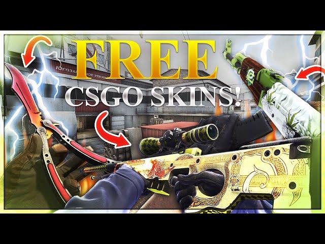 HOW TO GET FREE CSGO SKINS (2020)