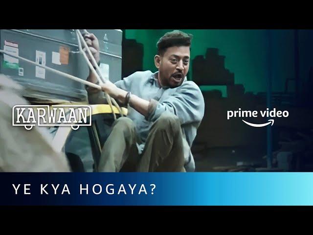 Irrfan Khan In A Situation | Karwaan | Comedy Scene | Amazon Prime Video