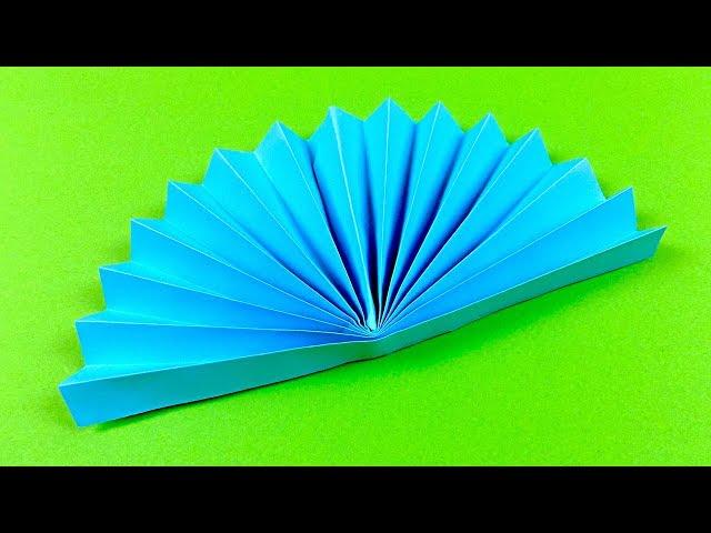 How to make a Paper Fan - Origami FAN