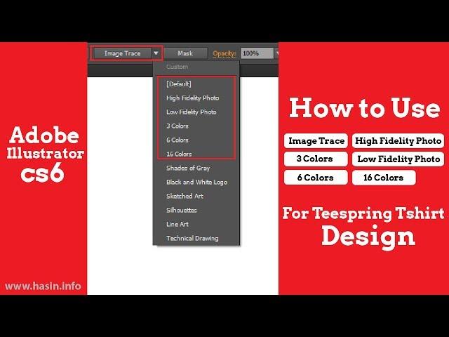 How to Use Image Trace & High Fidelity Photo (Bangla) | Adobe Illustrator CS6