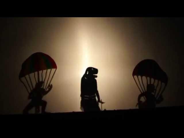 Shadow puppet show in Thailand