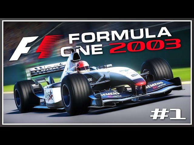 F1 2003 Career Mode Part 1: Australian GP