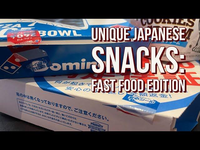 Japanese Snacks: Fast Food Edition, Osaka, Japan