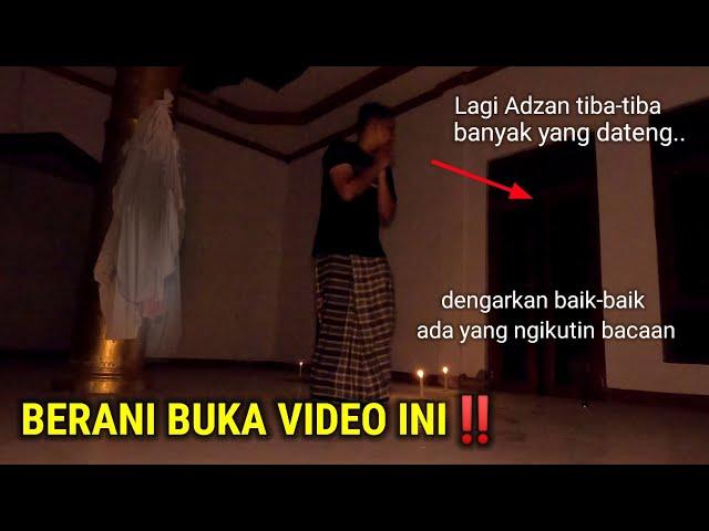 HANTU TERTANGKAP KAMERA?? NEKAD UJI NYALI SENDIRI DI RUMAH DEKAT KUBURAN ANGKER