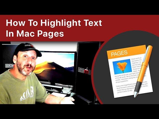 How To Highlight Text In Mac Pages