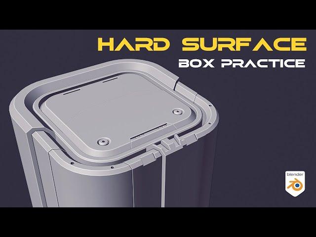 Simple & easy hard surface box practice in Blender!