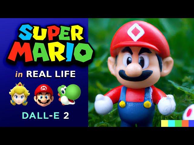 Super Mario Characters in Real Life  //  DALL-E 2 Text-to-Image Synthesis