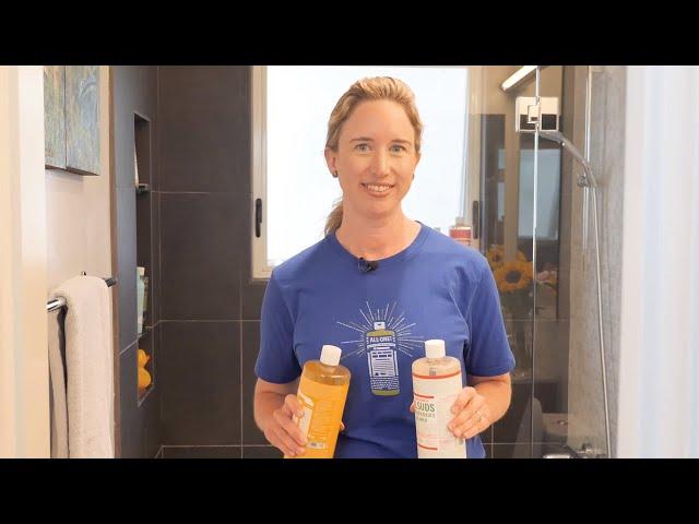 Toilet Cleaning with Dr. Bronner's