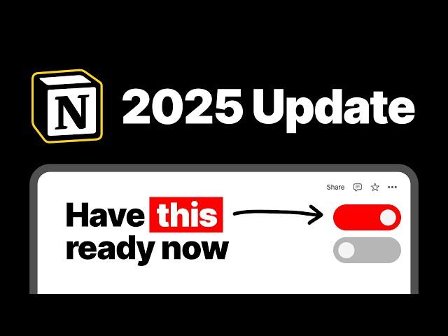 Notion is Changing - Prepare Now for 2025