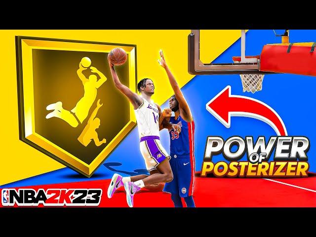 Gold Posterizer + Limitless Takeoff Makes Dunking OP on NBA 2K23! The Best Finishing Badges