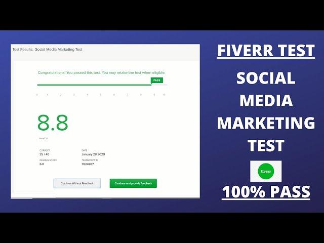 Fiverr Social Media Marketing Test 2023 | Fiverr Test 2023 | Social Media Marketing Test Fiverr 2023