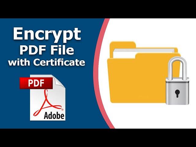 How to encrypt pdf document with certificate in adobe acrobat pro dc