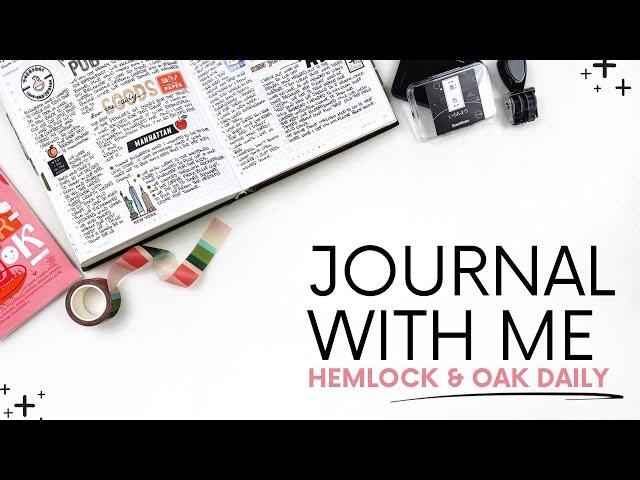 Journal With Me In My Daily Journal Sep 2024 | Hemlock & Oak Flip Through