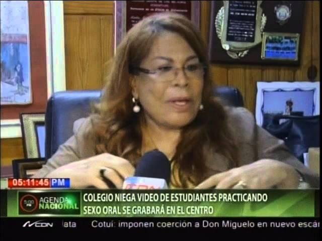 Colegio niega video de estudiantes practicando sexo oral se grabara en el centro