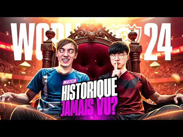 T1 vs G2CE MATCH MARQUE L' HISTOIRE ! (WORLDS 2024)