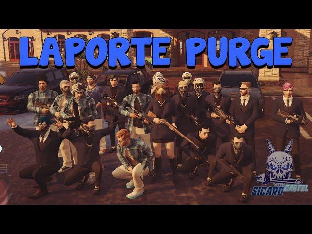 LAPORTE PURGE!! w/ SICARO CARTEL (30 KILLS SI AGILA!) | GTA 5 Roleplay