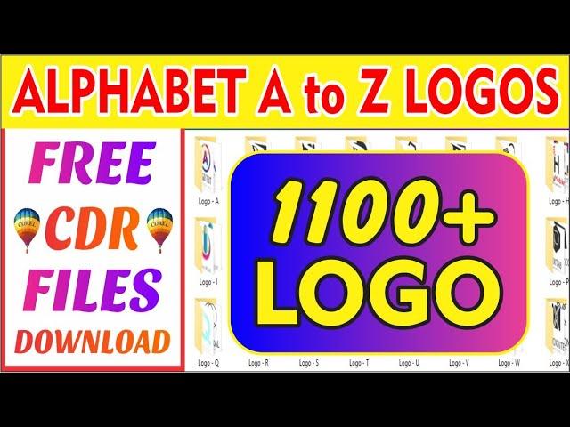 Alphabet A to Z Logo Design 2021 Free Cdr Files Download Coreldraw - Best Graphics 4u