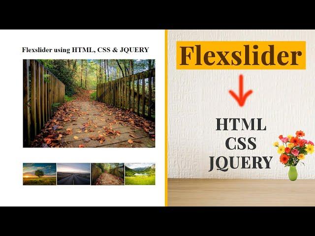 Flexslider carousel | Html slider | Jquery slider | Jquery flexslider carousel tutorial | Full steps