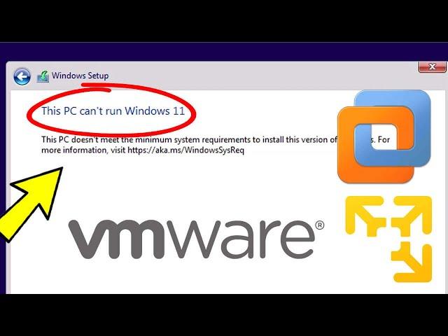 Fix This PC can't run Windows 11 in VMware Workstation | How To Bypass this pc cant run on vmware ️