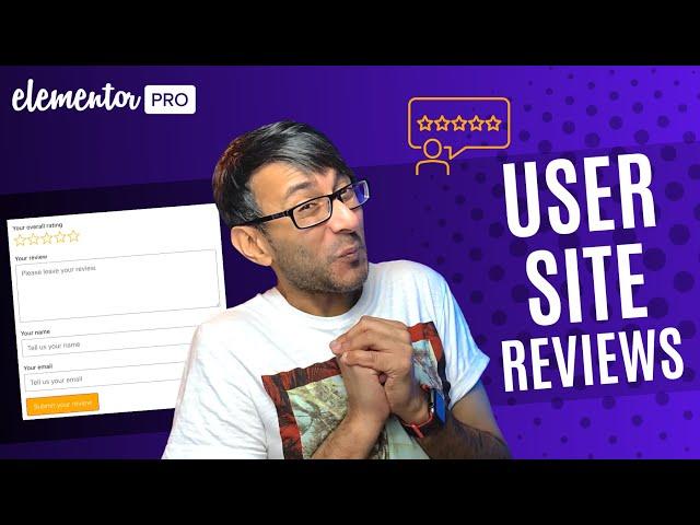 Elementor Site Reviews - Free Plugin - Leave and Control the Reviews - Elementor Wordpress Tutorial