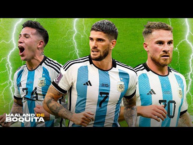 The ELEGANCE of the Midfielders of Argentina | Mac Allister, Fernandez, De Paul (Qatar 2022)