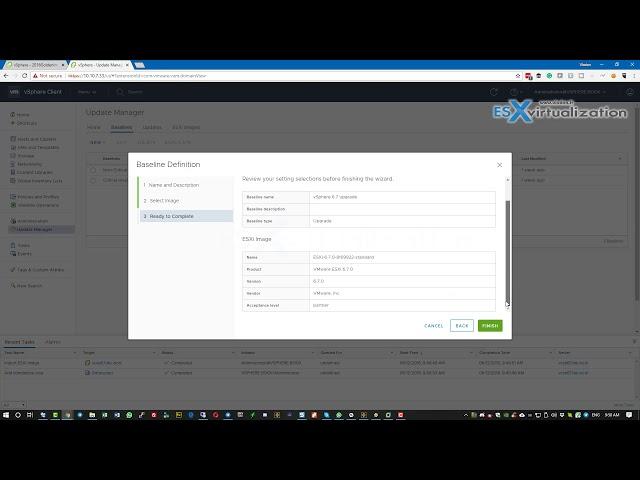 How-to Upgrade ESXi 6.x to 6.7 via vSphere Update Manager (VUM)