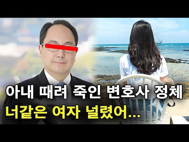 아내 살해 대형로펌 변호사 정체