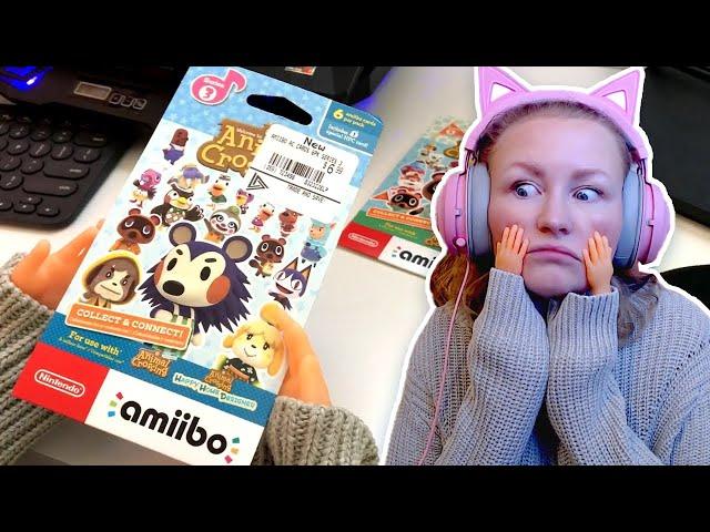 A Very Chaotic Unboxing - Series 3 & 5 Amiibo Cards! - Animal Crossing