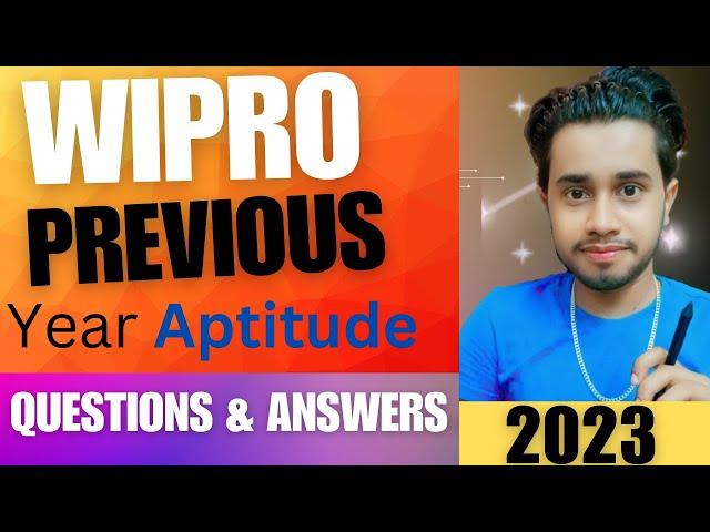 Wipro Previous Year Aptitude Questions and Answers | Wipro Aptitude Questions 2023 | Wipro Questions