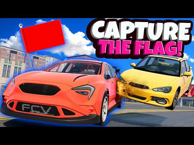 Car Capture The Flag is Pure CHAOS in BeamNG Drive Mods!