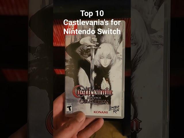 Top 10 Castlevania's for Nintendo Switch @ogre27kain