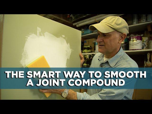 How to Easily Smooth Joint Compound