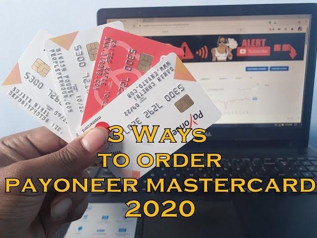 Tricks to order payoneer mastercard 2021 | How to order payoneer card