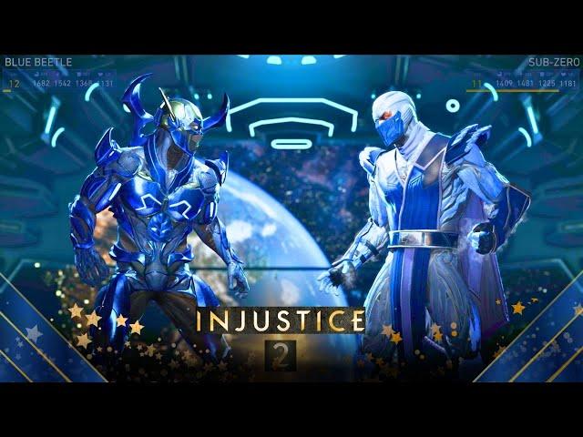 Injustice 2 - Blue Beetle Vs. Sub-Zero