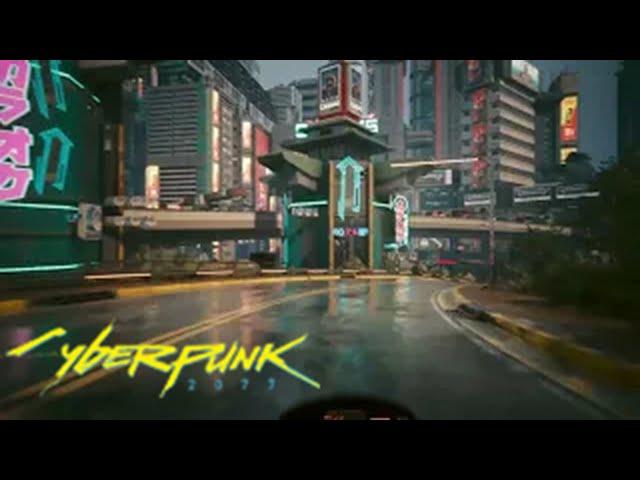 [Light Rain] Ride from Westbrook to Watson | Cyberpunk 2077