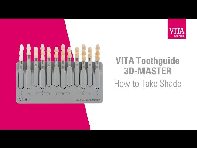 VITA Toothguide 3D-MASTER®: How to Take Shade