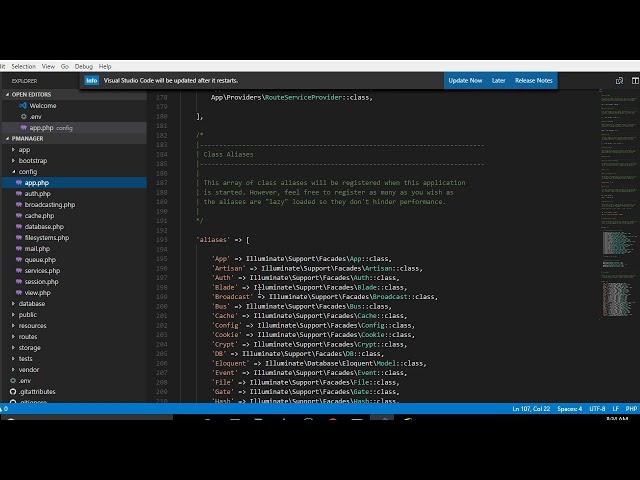 Laravel 5 5  tutorial   5   understanding laravel folder structure