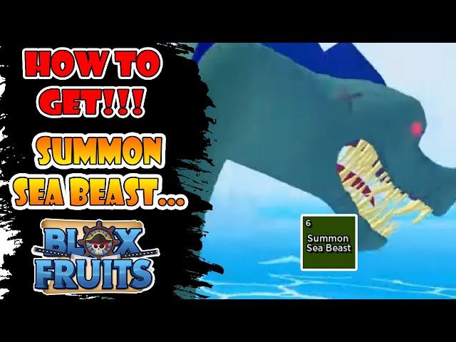 How To Get Summon Sea Beast Ability Blox Fruits