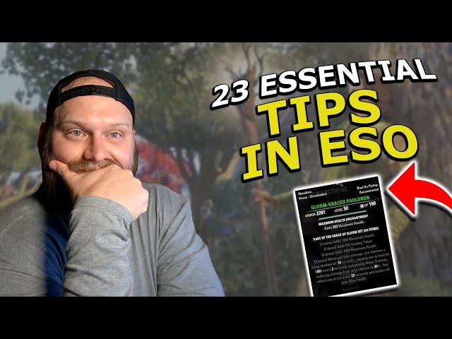 23 Essential Tips for ESO in 2023