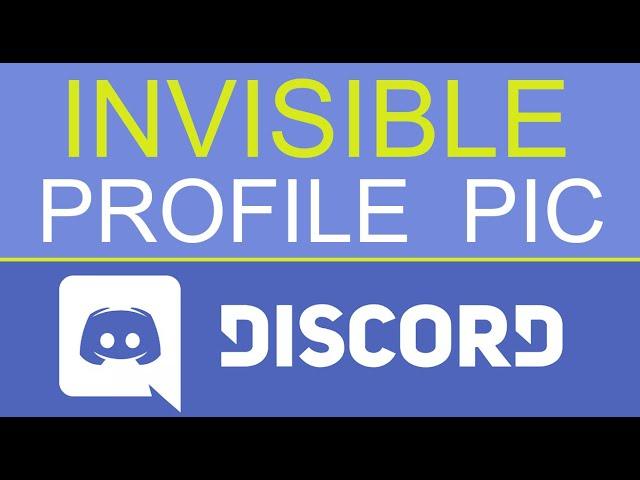How To Make Invisible Profile Picture On Discord - Blank PFP Discord Avatar