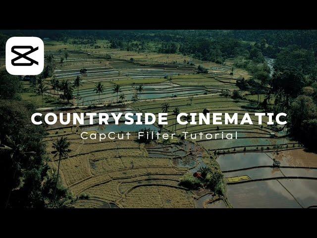 countryside cinematic filter capcut tutorial | cinematic capcut filter editing 2024