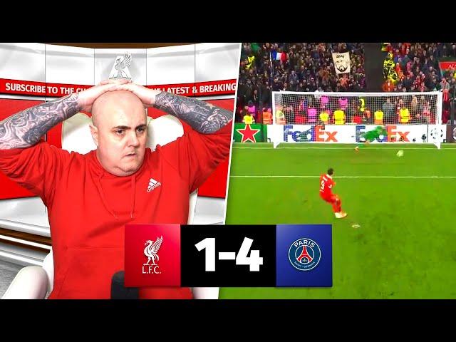 REACTING TO LIVERPOOL 0-1 PSG (1-4 ON PENALTIES) HIGHLIGHTS