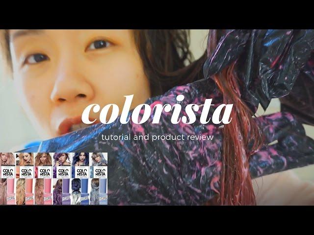 How to color asian hair with Colorista by Loreal | Tutorial and Review