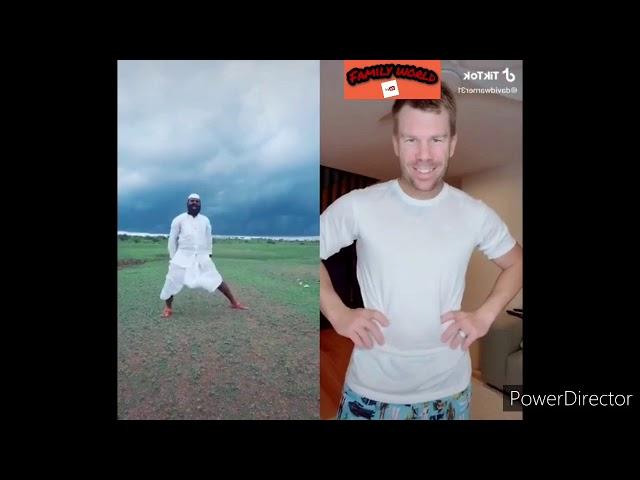 David Warner//New tik tok video with his family   //