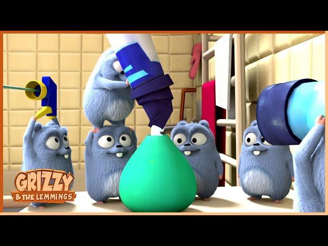 Halloween prank | Grizzy & the lemmings | 55' Compilation |  Cartoon for Kids |